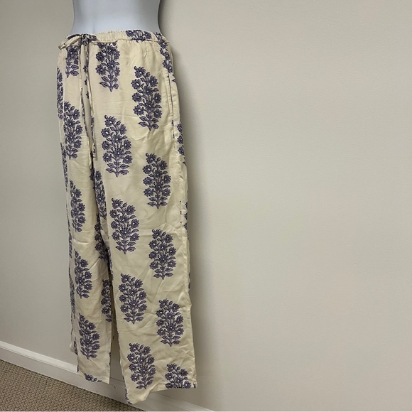 J Crew Soleil Pant in Bloomington Lilac Print Sz M - Picture 5 of 6
